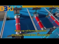 Ridge cap roll forming machine