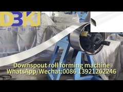Downspout roll forming machine