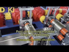 Post roll forming machine