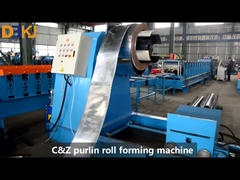 Profile C and Z purlin interchangeable roll forming machine